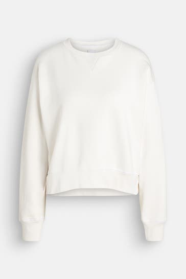 JET SET Sweatshirt 'Bea' ecru