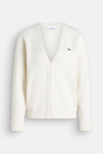 LACOSTE Wolljacke ecru