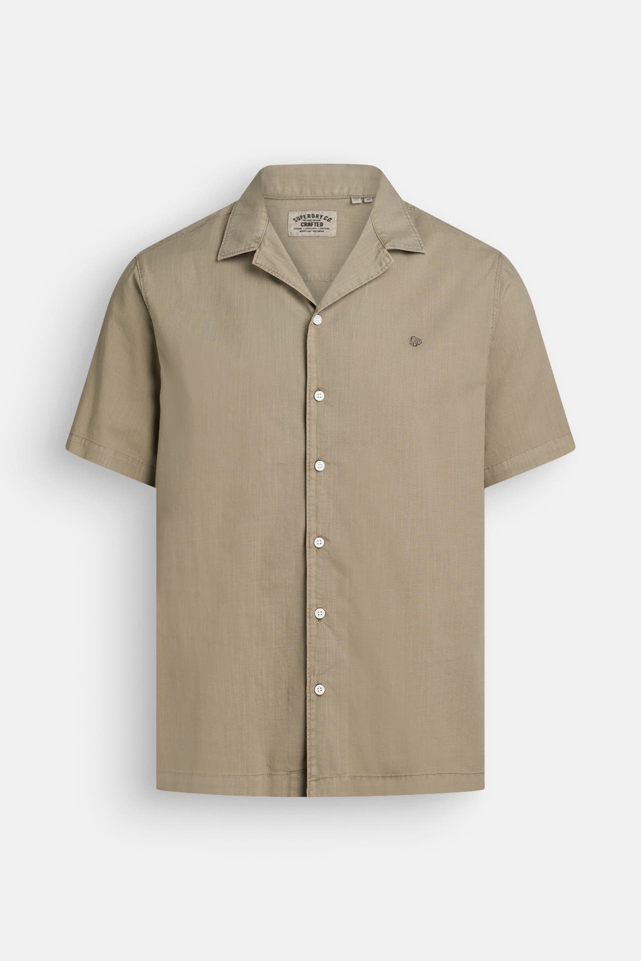 SUPERDRY Kurzarmhemd hellbraun Regular Fit, Bild 1