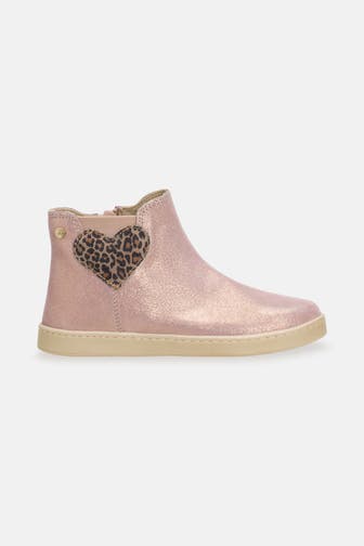 NATURINO Sneaker 'Glarny' rosa glitzernd