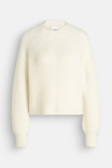 CLOSED Wollmix-Pullover ecru