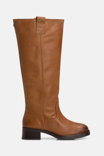 STEVE MADDEN Lederstiefel 'Banner' cognac