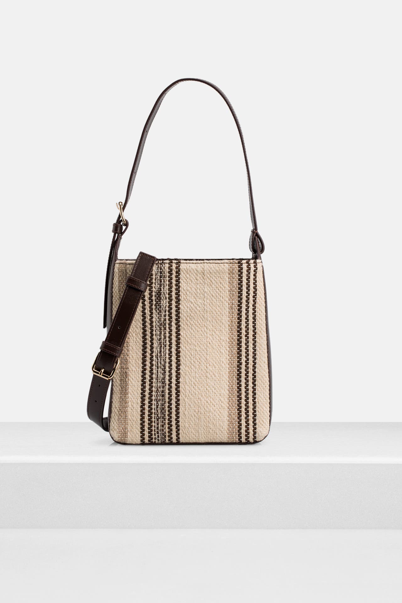 A.P.C. Handtasche 'Virginie' gestreift, Bild 1