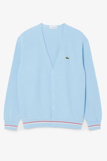 LACOSTE Strickjacke hellblau