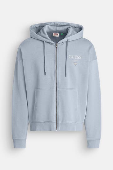 GUESS Sweatjacke graublau