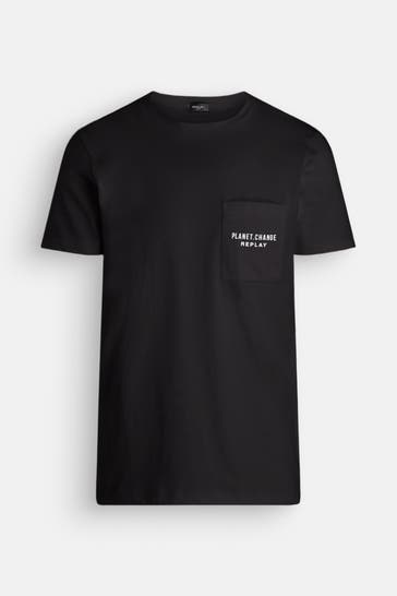 REPLAY T-Shirt schwarz