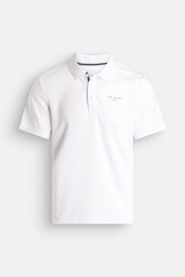 TED BAKER Polo-Shirt weiß