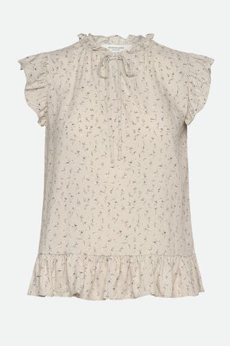 ROSEMUNDE Blusenshirt greige floral