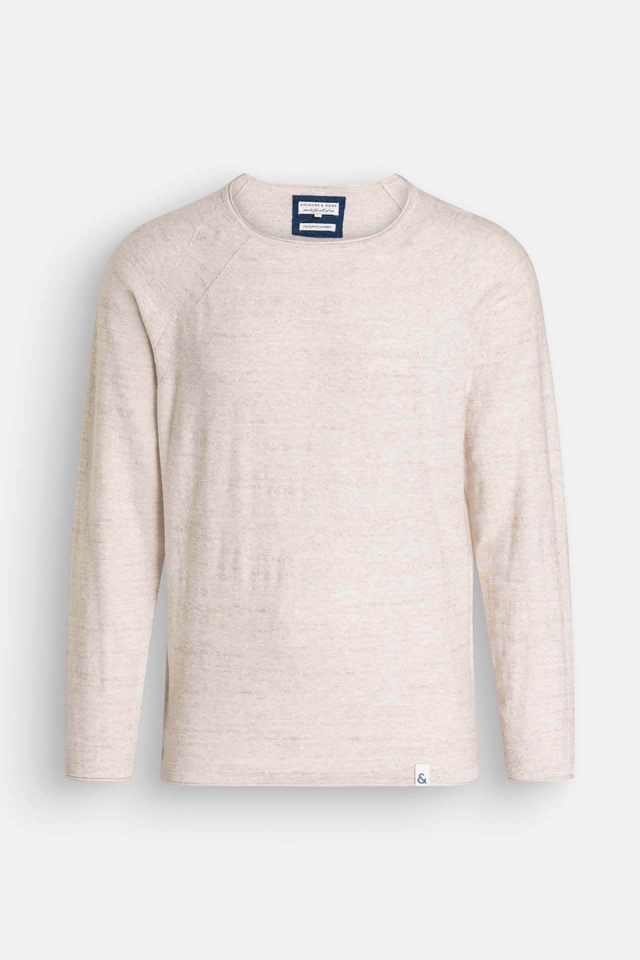 COLOURS & SONS Strickpullover beige meliert, Bild 1