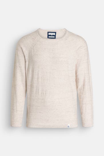 COLOURS & SONS Strickpullover beige meliert