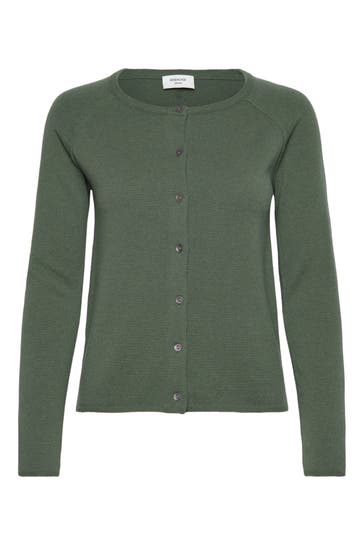 ROSEMUNDE Kaschmirmix-Cardigan dunkelgrün