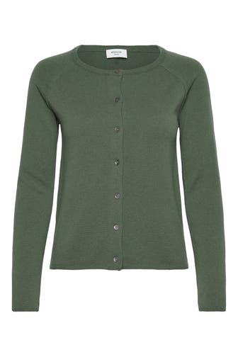 ROSEMUNDE Kaschmirmix-Cardigan dunkelgrün