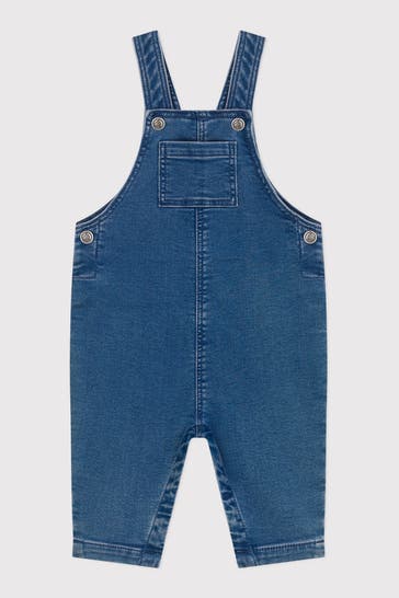 PETIT BATEAU Latzhose dunkelblau