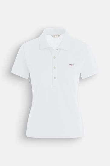 GANT Polo-Shirt weiß