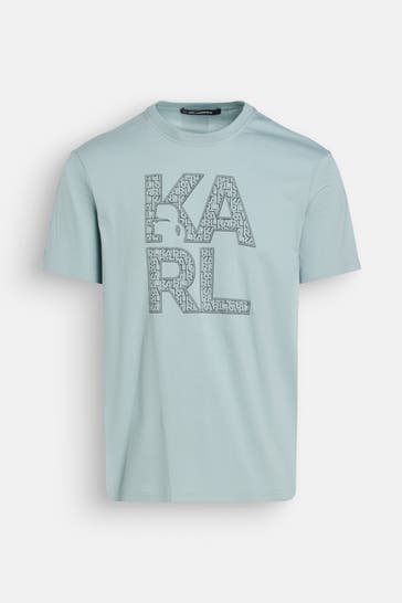 KARL LAGERFELD T-Shirt hellblau