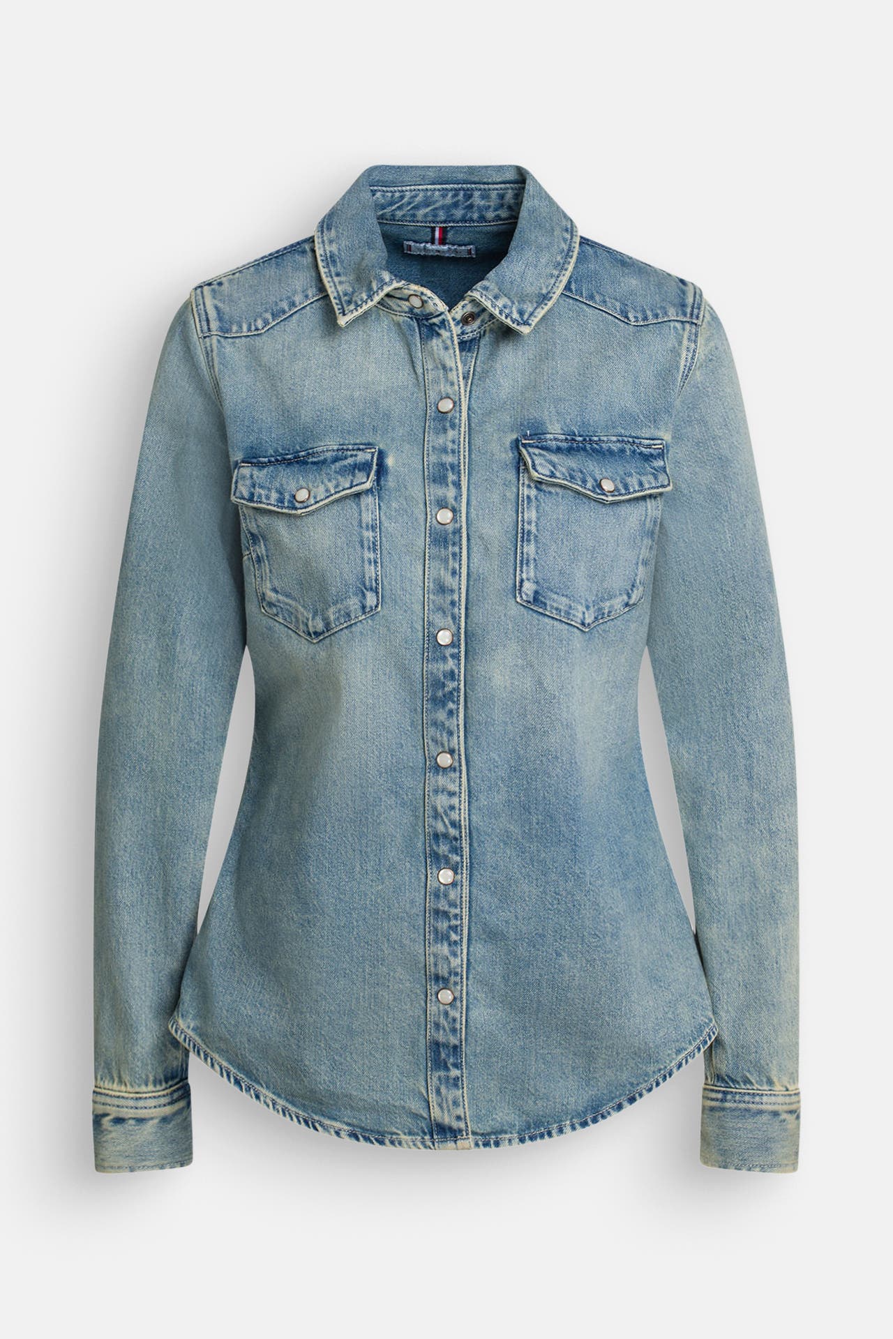 TOMMY HILFIGER Jeansbluse blau, Bild 1
