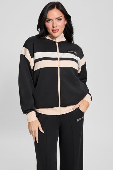 GUESS Sweatjacke schwarz