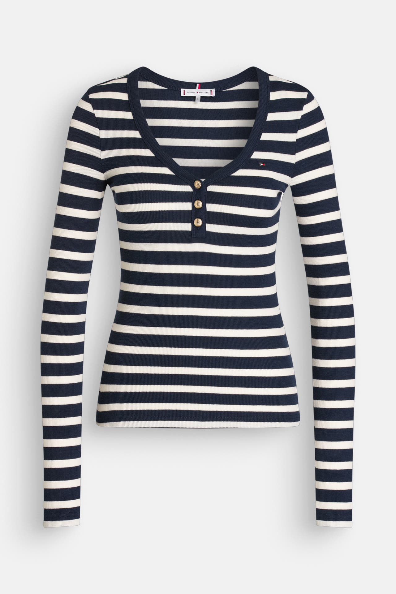 TOMMY HILFIGER Longsleeve gemustert, Bild 1