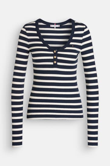 TOMMY HILFIGER Longsleeve gemustert