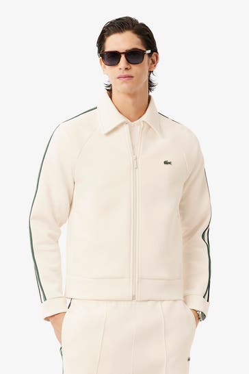 LACOSTE Sweatjacke ecru