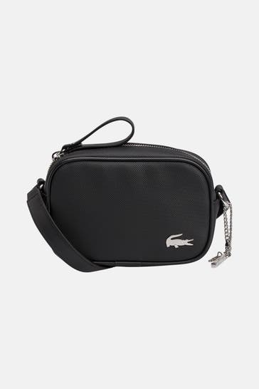 LACOSTE Umhängetasche schwarz