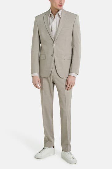 HECHTER Paris Wollmix-Anzug greige