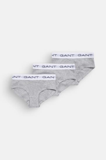 GANT 3er-Pack Unterhose grau