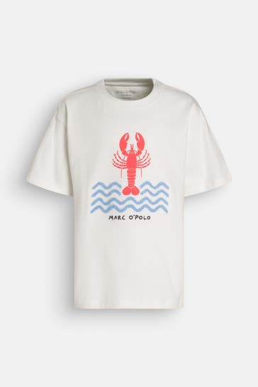 MARC O'POLO T-Shirt weiß