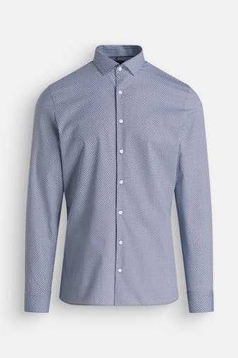 OLYMP No. Six Business-Hemd gemustert Extra Slim Fit