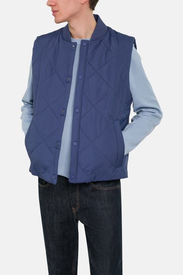 BOSS Steppweste 'Canopus' blau