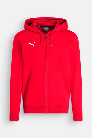 PUMA Sweatjacke 'teamGOAL' rot