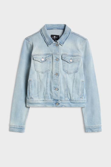 7 FOR ALL MANKIND Jeansjacke 'Nador' hellblau