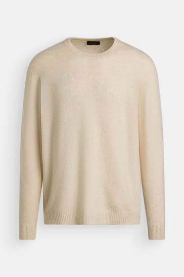 ROBERTO COLLINA Strickpullover beige