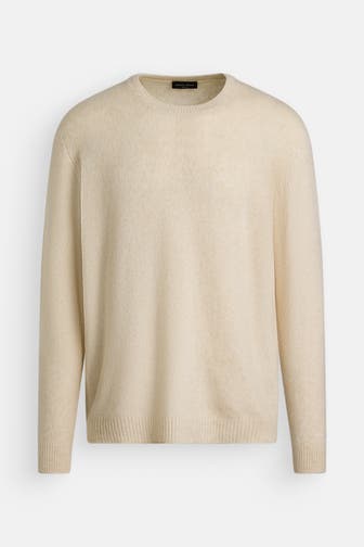 ROBERTO COLLINA Strickpullover beige