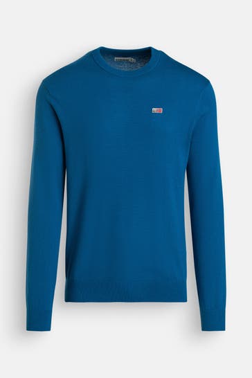 NAPAPIJRI Strickpullover 'Donori' blau