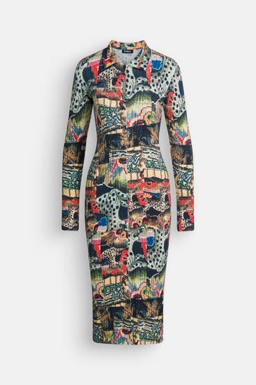 DESIGUAL - Strickkleid gemustert