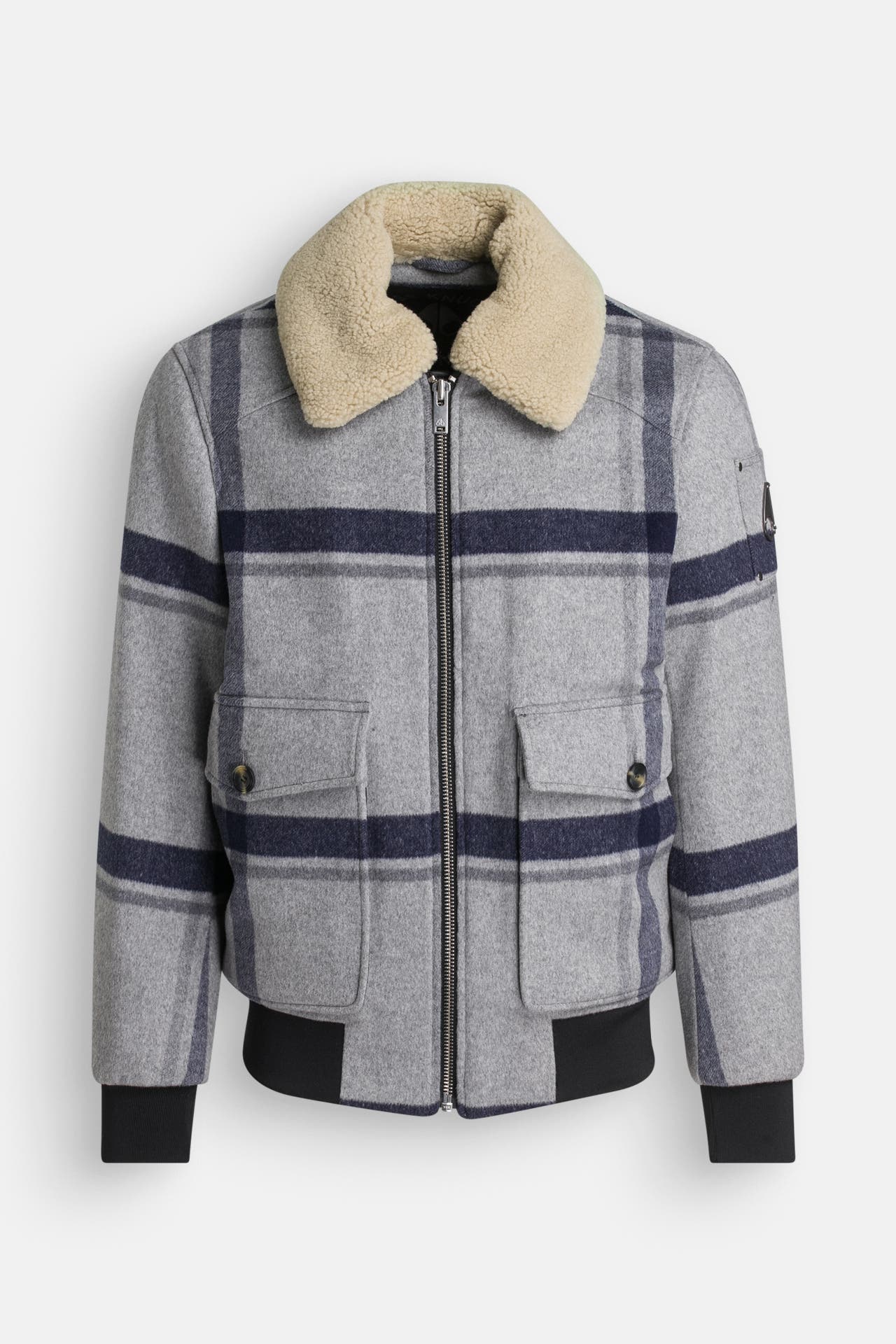 MOOSE KNUCKLES Wollmix-Jacke 'Elliot River' kariert, Bild 1