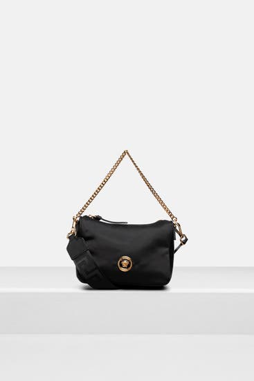 VERSACE - Schultertasche schwarz