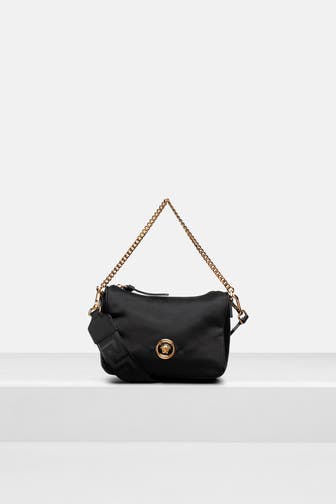 VERSACE Schultertasche schwarz