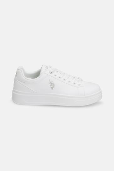 U.S. POLO ASSN. Sneaker 'Polar' weiß