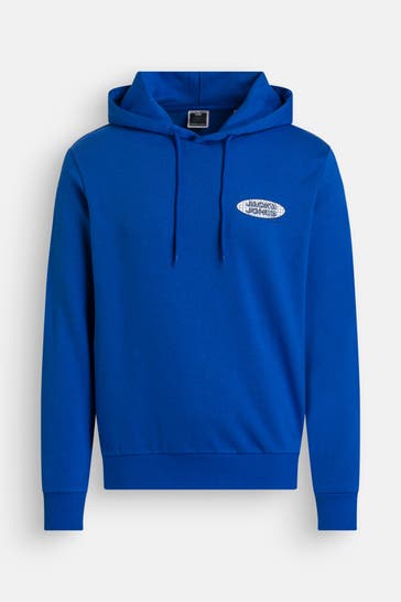 JACK & JONES Hoodie azurblau