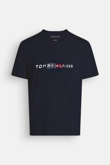 TOMMY HILFIGER T-Shirt dunkelblau