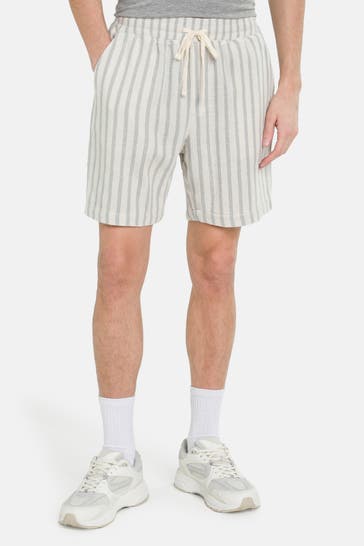 WOODBIRD Shorts 'Bommy Weeve' gestreift