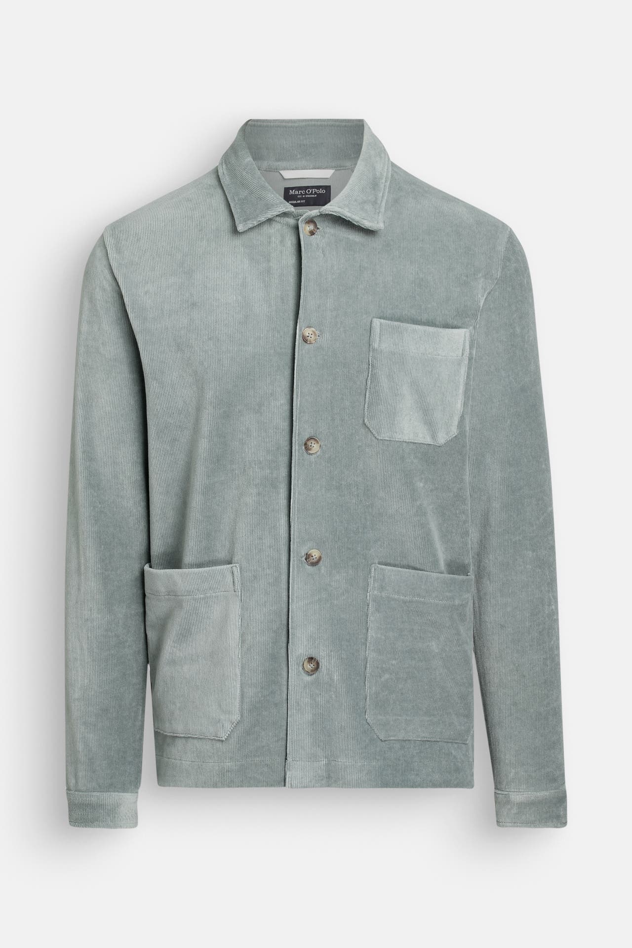 MARC O'POLO Cord-Overshirt jade, Bild 1