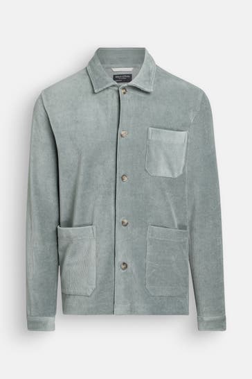 MARC O'POLO Cord-Overshirt jade
