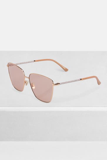 JIMMY CHOO Sonnenbrille rosegold