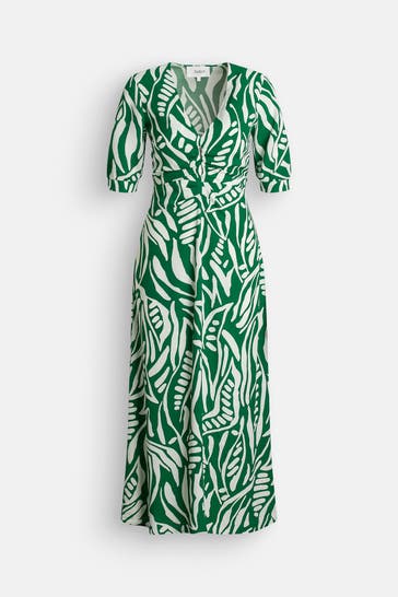 BA&SH Maxikleid 'Therence' gemustert