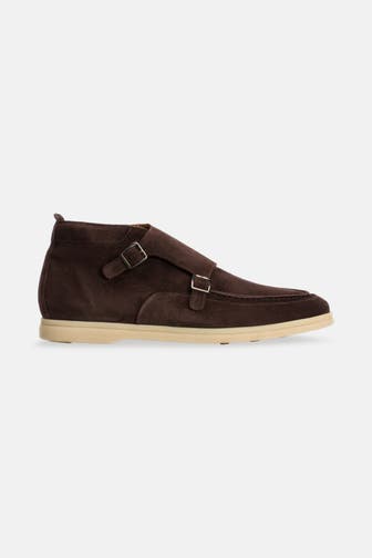 FLORIS VAN BOMMEL Monkstraps 'Volta' dunkelbraun