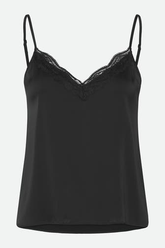 ROSEMUNDE Spitzen-Top schwarz