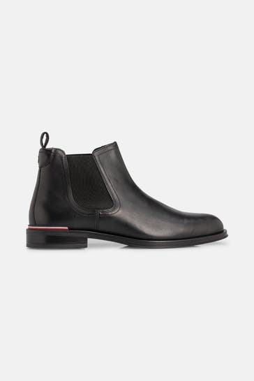 TOMMY HILFIGER Chelsea-Boots schwarz